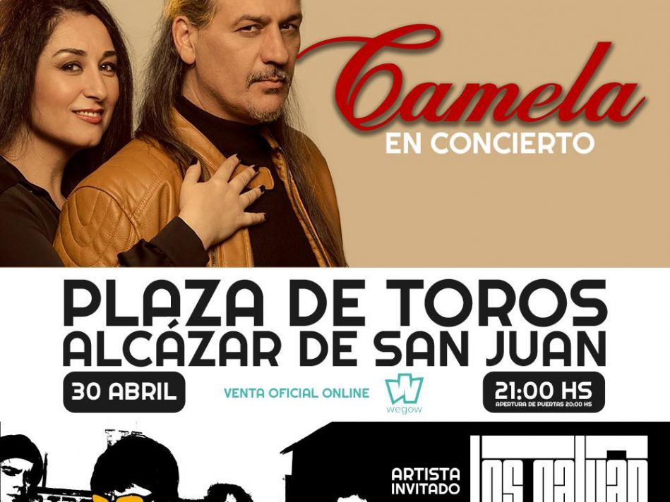Camela actuará en la Plaza de Toros de Alcázar